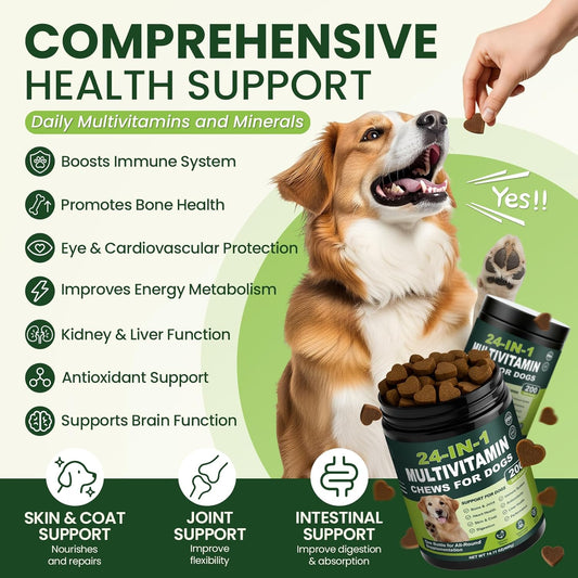 Tciika dog vitamins and supplements chicken flavor soft chews