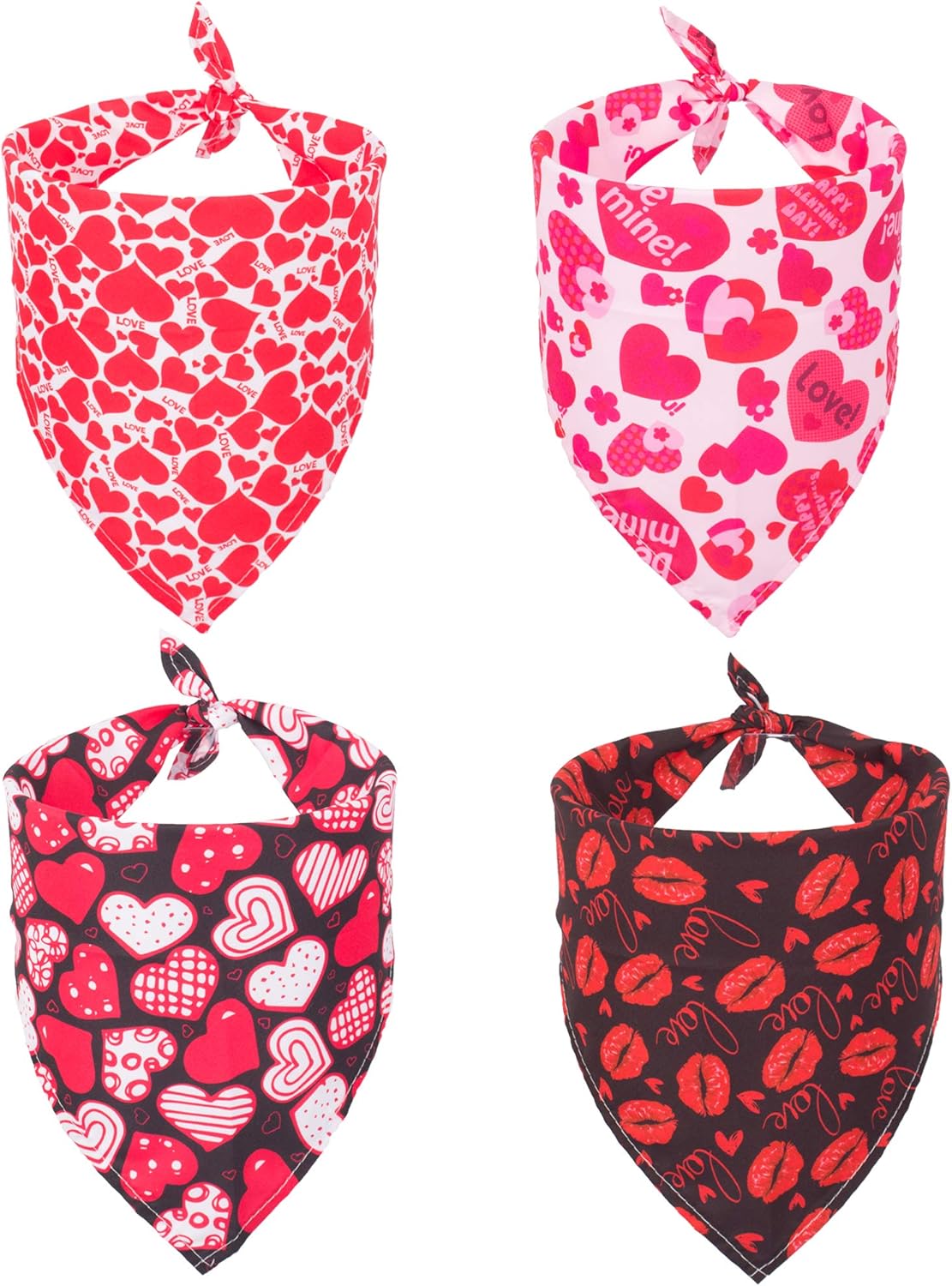 ADOGGYGO 4 Pack American Flag Dog Bandanas, Red Blue USA Flag Star Pet Scarf Bib, Pet 4th of July Bandanas Costume Accessories for Medium Large Dogs (Large) - Image 15