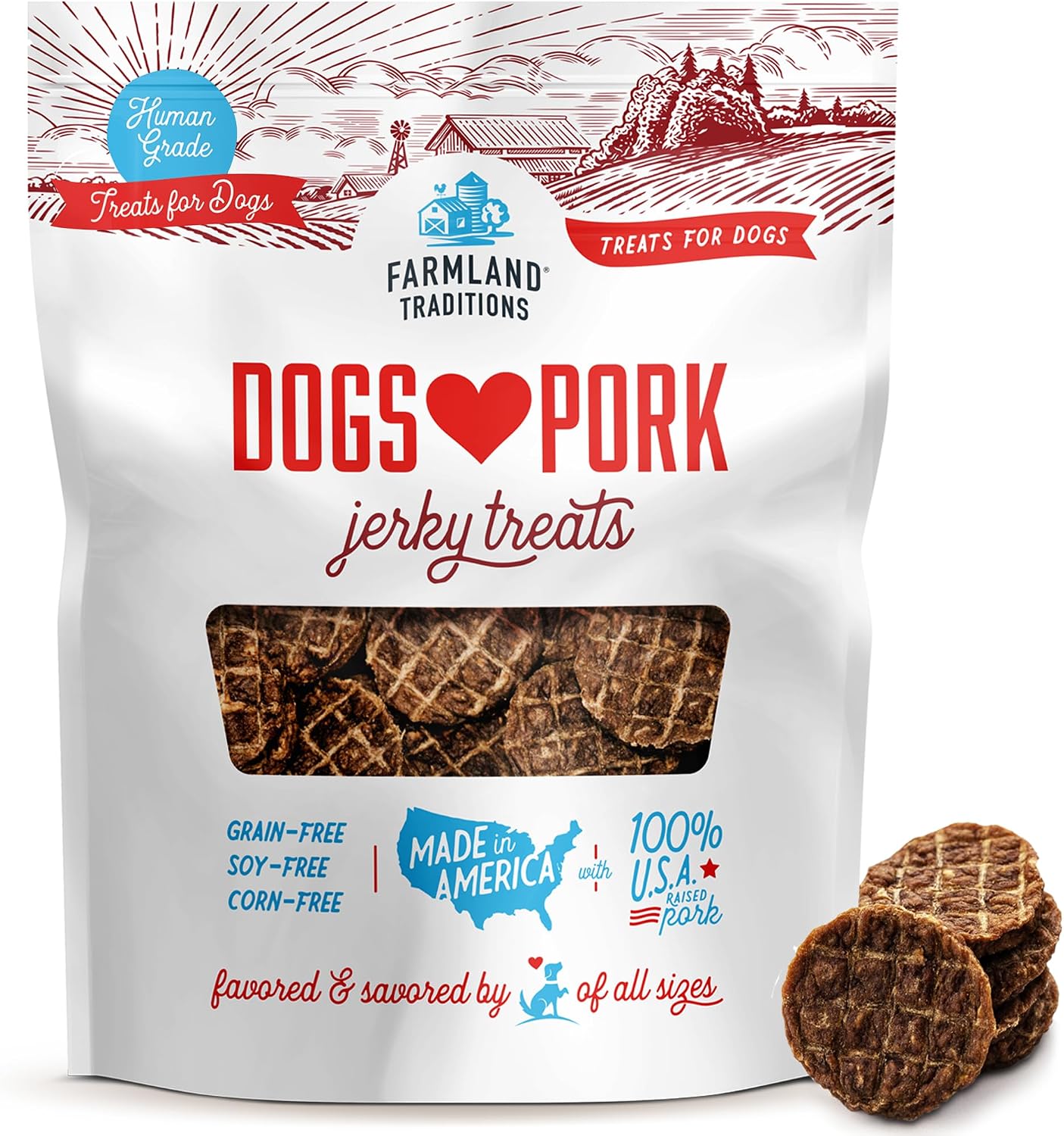 Farmland Traditions Filler Free Dogs Love Chicken Premium Jerky Treats for Dogs, 3 lb. Bag - Image 15