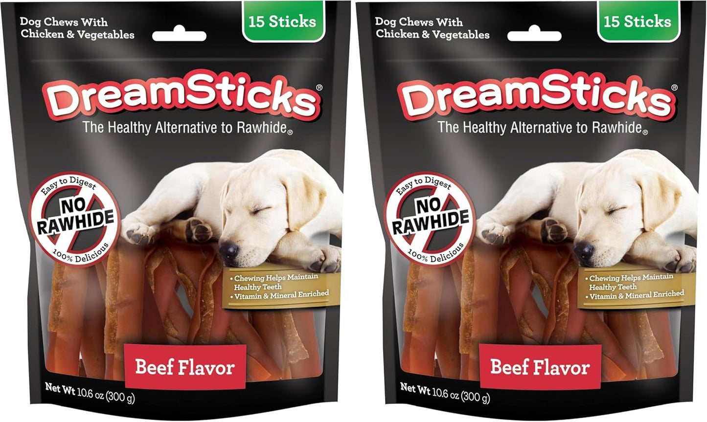 DreamBone Chicken Wrapped Mini Stick Dog Treats, Daily Rawhide-Free Chew, Digests Safely and Completely, With Real Protein, Chicken and Veggies, 15 count - Image 15