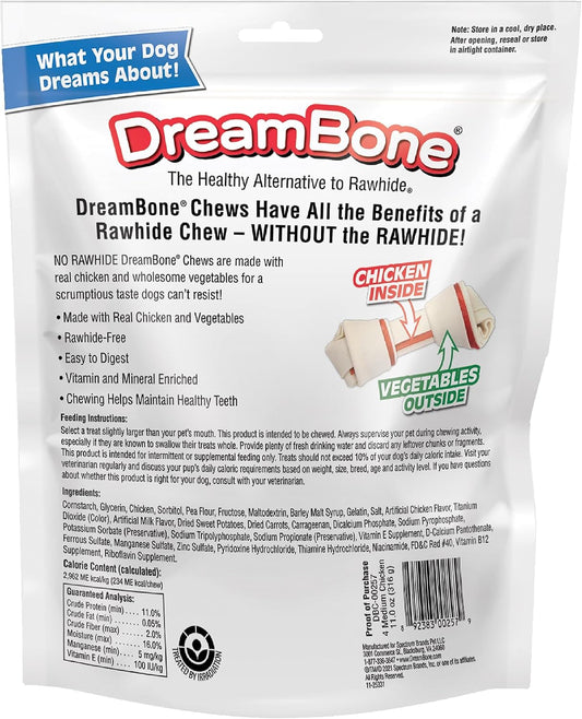DreamBone medium size dog bones made with real chicken and vegetables