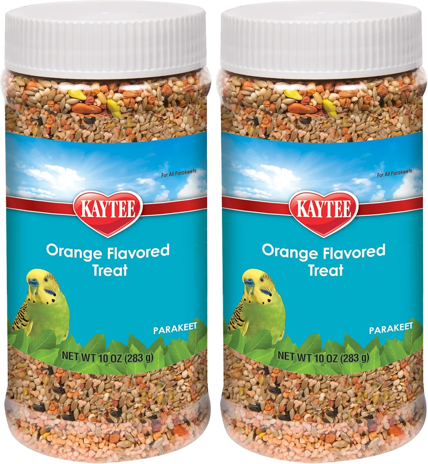 Authentic Kaytee bird treat packaging for small birds