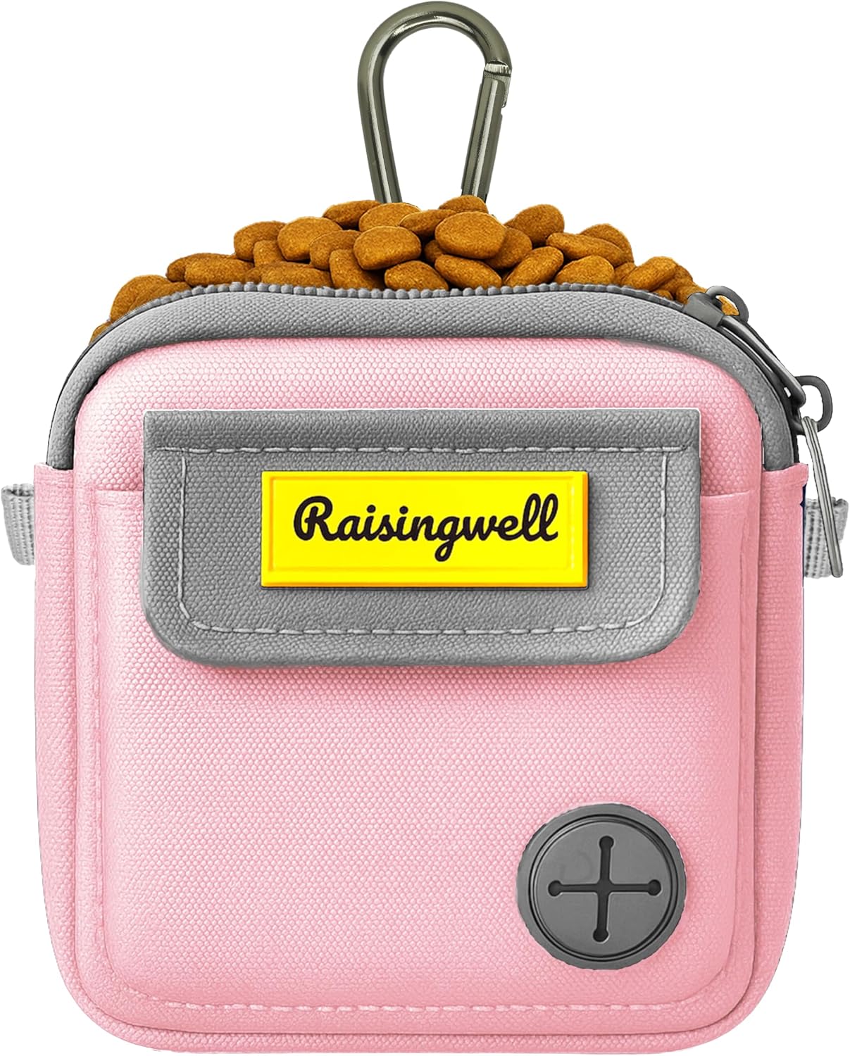 Raisingwell Dog Treat Pouch for Pet Walking and Training with Clicker Poop Bags Small Fanny Zipper Pack Holder for Puppy Snack Dispenser Kit for Leash and Outdoor Use (Black) - Image 11