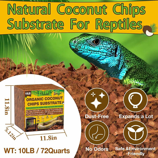Halatool organic coco coir bedding expanded seventy two quarts volume