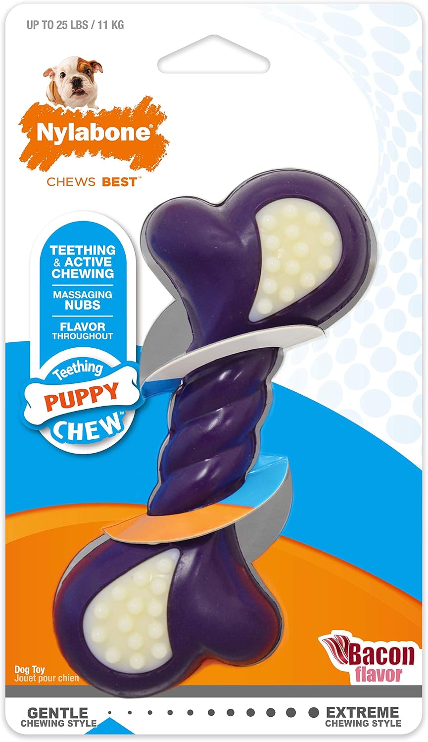 Nylabone Freezer Knuckle Bone Puppy Chew Toy, Soothing Teething Toys for Puppies, Color Changing, Lamb & Apple Flavor, Small Dogs - Up to 25 lbs., 1 Count - Image 14