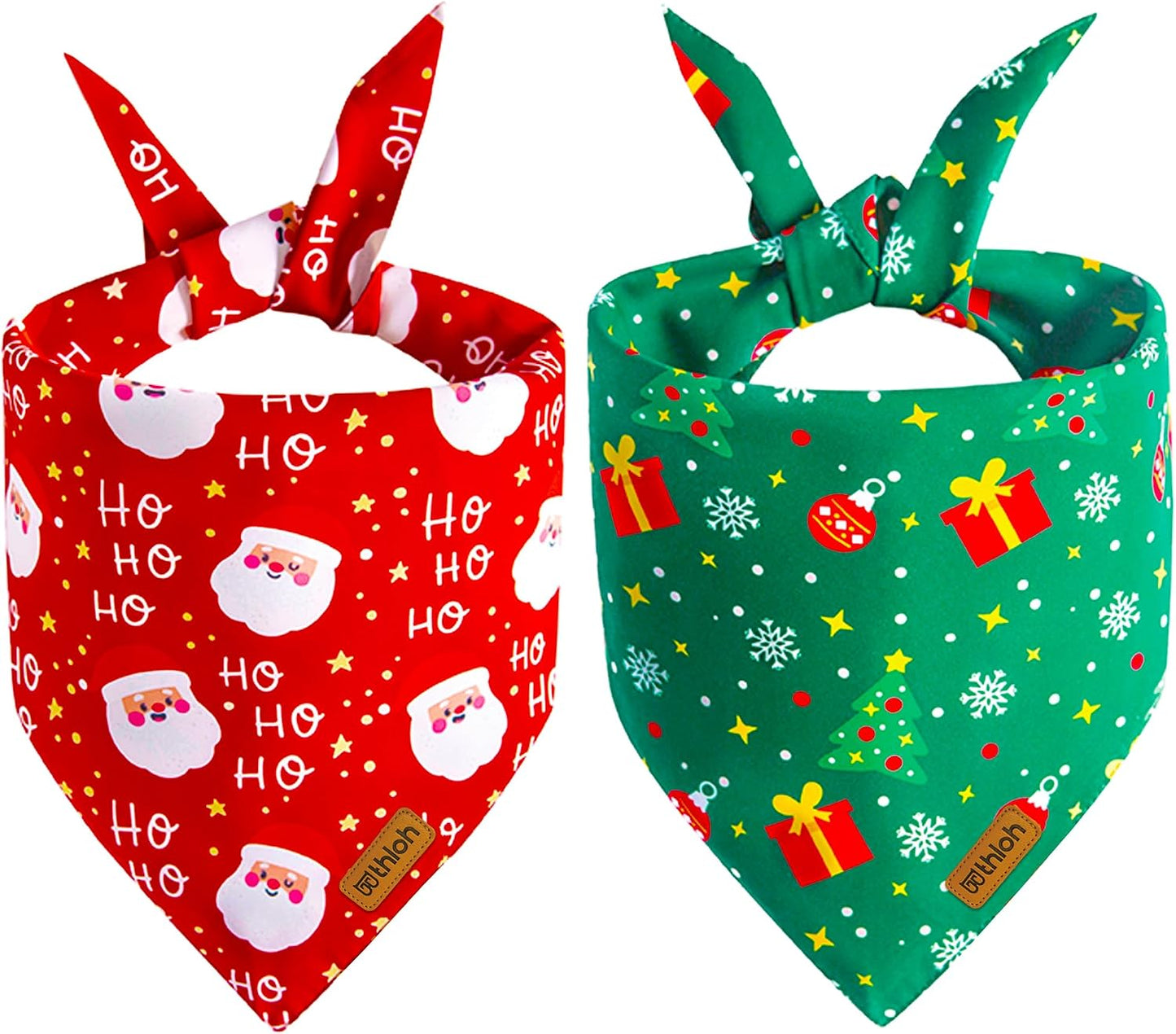 4th of July Dog Bandanas - 2 Pack Reversible USA Patriotic Bandana for Boy and Girl | Premium Durable Fabric | American Flag Pet Scarf for Small Medium Large and Extra Large Dogs (Large) - Image 15