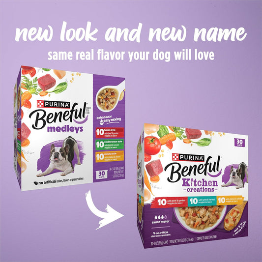 Beneful wet dog food thirty pack adult canine nutrition cans