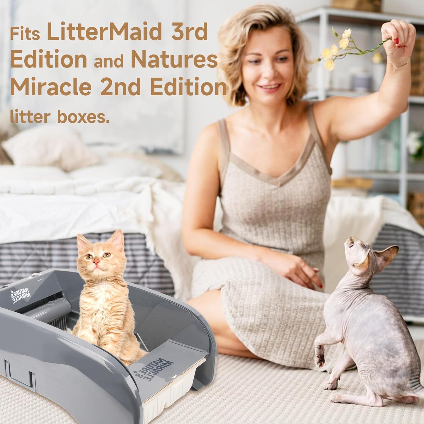 Luvcosy disposable cat litter tray side profile