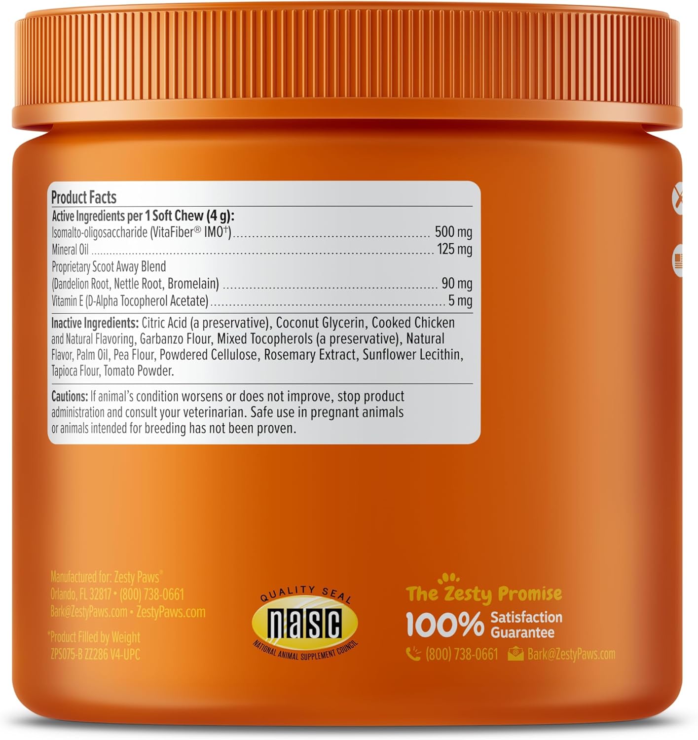 Zesty Paws Scoot Away Soft Chews - Healthy Bowel Function with Bromelain, Vita Fiber for Dogs, & Dandelion Root for Dog Digestive Support and Gut Health - 90 Soft Chews - Image 9