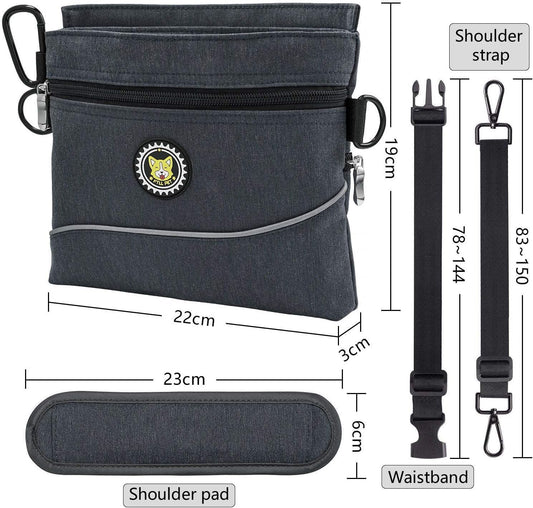 Viklluyr training food bag worn as a waist pouch with adjustable belt