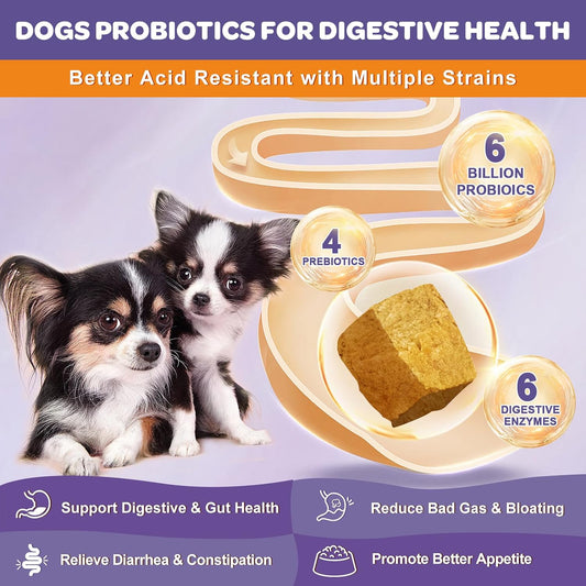 Nature Target freeze dried dog probiotic treats chicken flavor for digestion