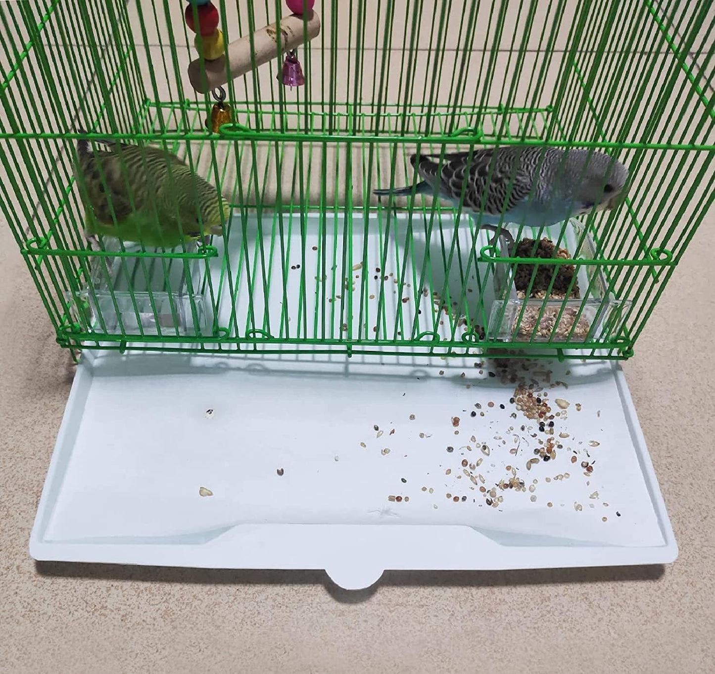 Siqitechno bird cage liner accessories in packaging