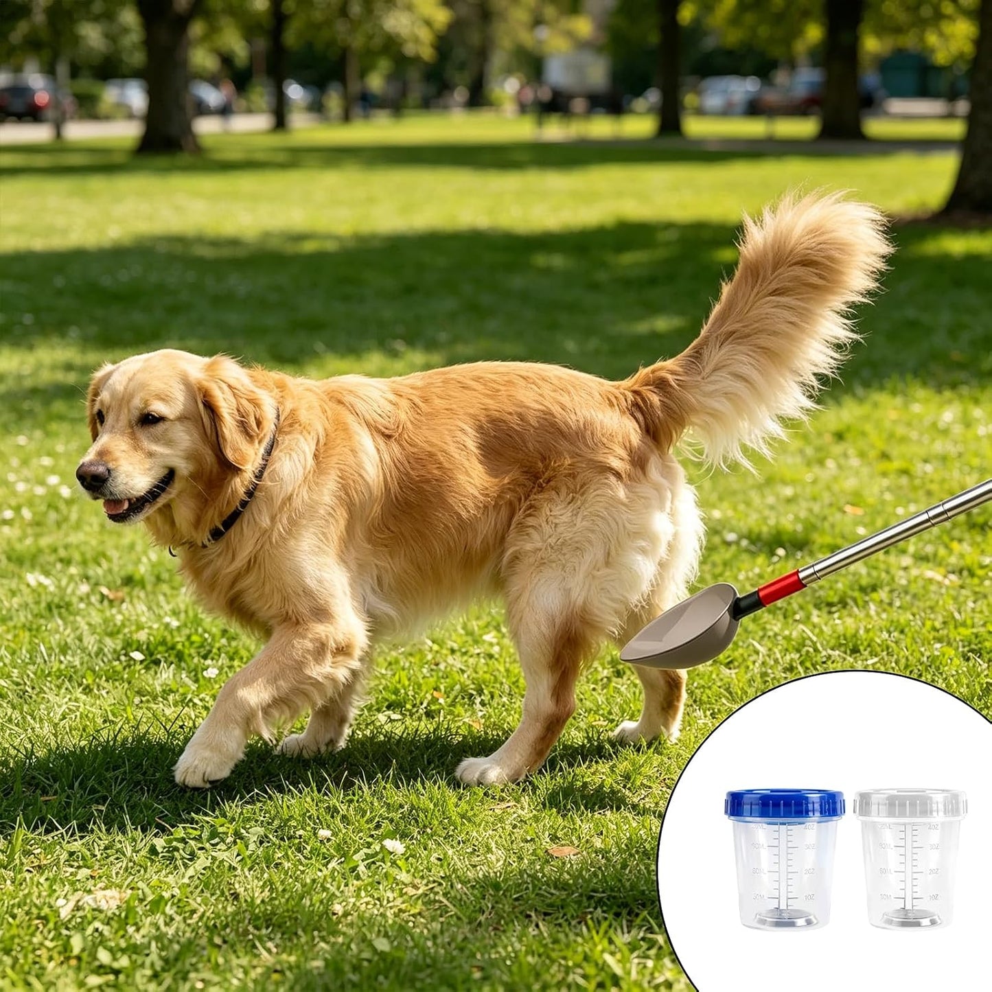 Veterinary grade reusable urine collector for male and female dogs