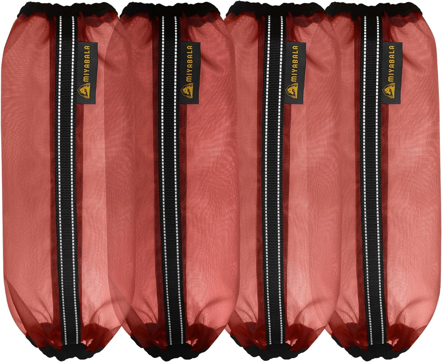 Fly Boots for Horses Set of 4,Universal Size Fine Mesh Horse Fly Boots with Nylon Stays,Fly Leggings for Horses with Fleece Trimming and Reflective Webbing - Image 9