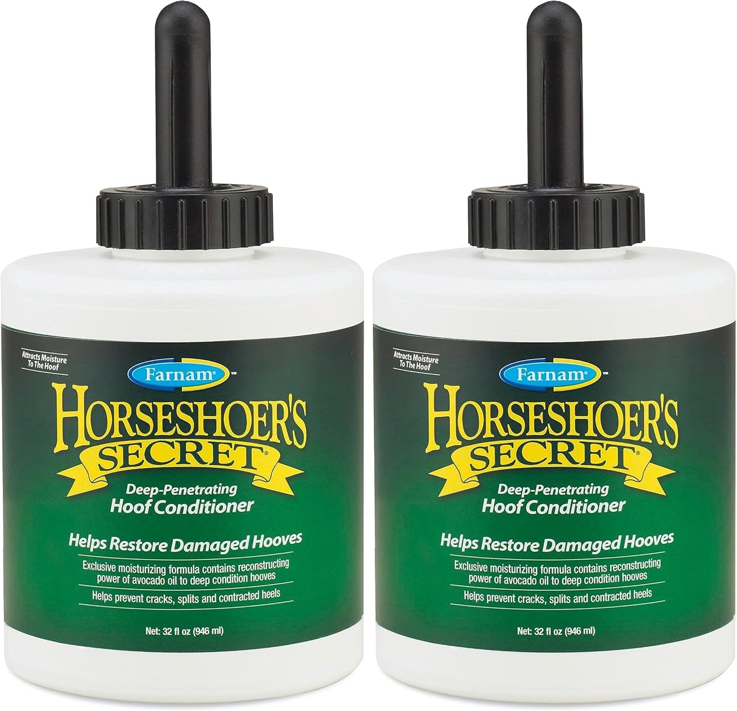 Farnam Horseshoer's Secret Deep-Penetrating Hoof Oil for Horses, Conditions Dry Hooves, Prevents Cracks, Splits & Contracted Heels, Contains Avocado, Glycerine & Mineral Oils, Fast Absorbing, 32 Oz - Image 11