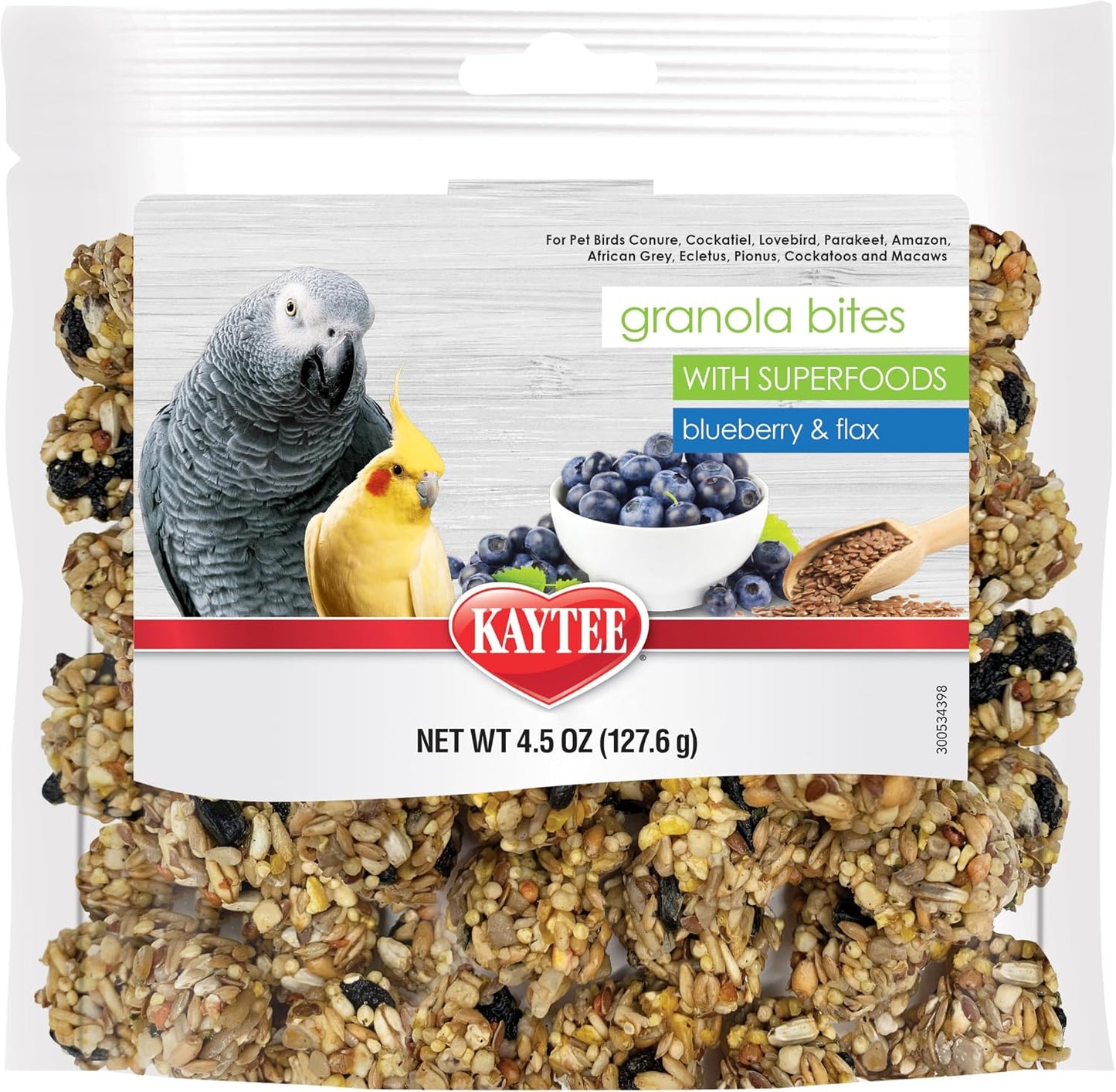 Premium Kaytee bird treats for Macaws and African Greys