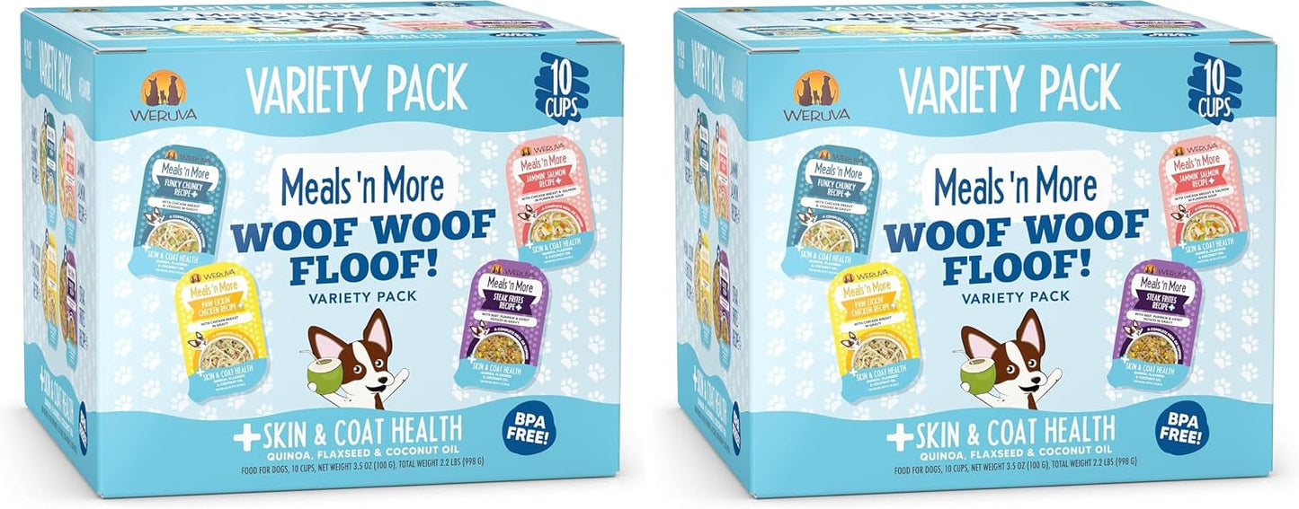 Weruva Meals 'n More Natural Wet Dog Food, Belly Belly Nice! Digestive Support Variety Pack, 3.5oz Cup (Pack of 10) - Image 15