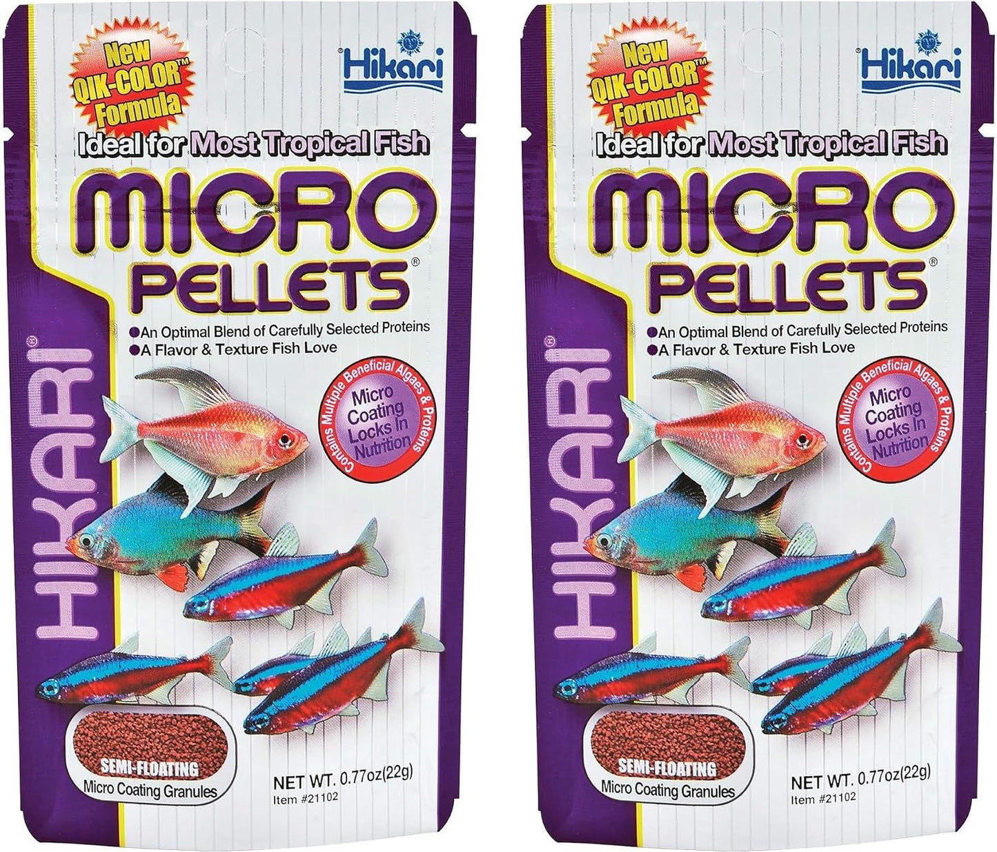 Authentic USA imported Hikari fish food packaging
