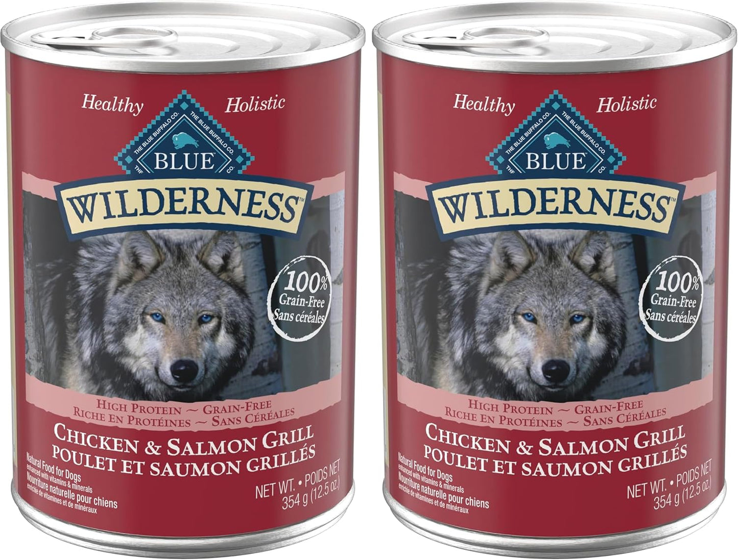 Blue Buffalo Wilderness Beef & Chicken Grill Adult Wet Dog Food, High-Protein & Grain-Free, 32g Protein, Natural, Enhanced with Vitamins, Minerals & Other Nutrients, 12.5-oz. Each (12 Cans) - Image 11