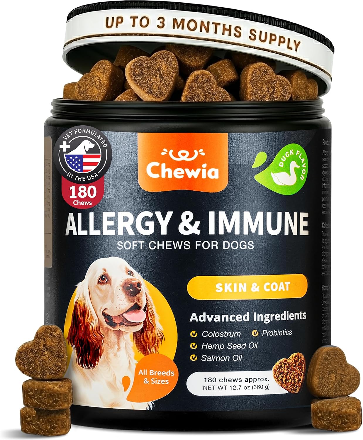 Probiotics for Dogs Gut Health, Digestion, Immunity, Yeast Balance, Itchy Skin, Allergies Support - Dog Probiotic Chews with Digestive Enzymes for Gut Flora- Soft Treats with Pumpkin and Yeast Powder - Image 14