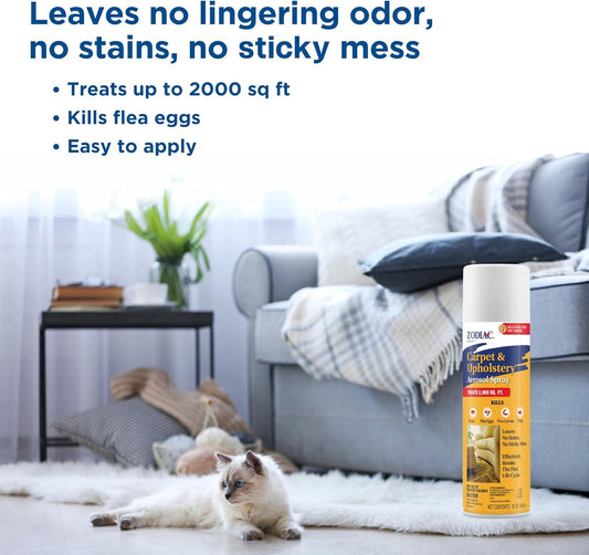 Zodiac flea and tick spray canister details