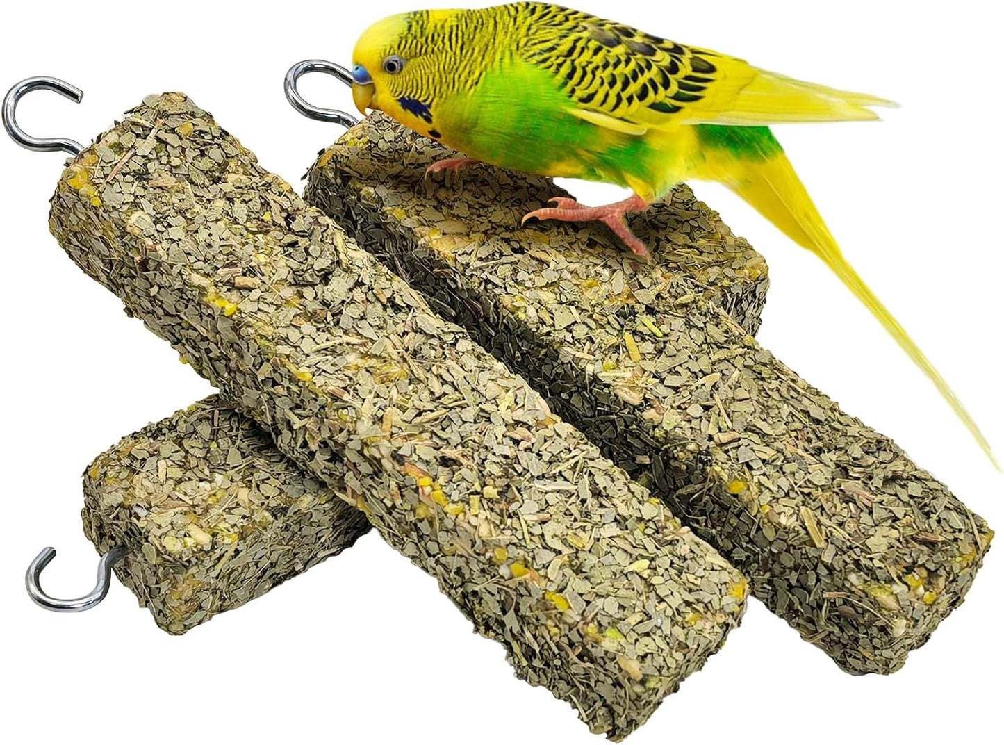 Fhiny Parakeet Treats, 2 PCS Natural Bird Crunch Sticks Grains & Vegetable Budgie Snacks Cockatiel Food Sticks Long-Lasting Chewing Toys for Parakeet Cockatiel Budgie Conure Parrot Lovebird Finch - Image 15
