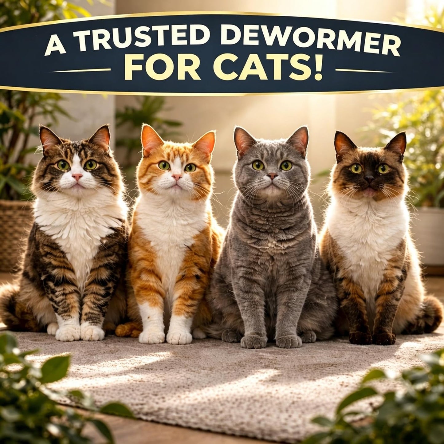 Chicken flavor worming tablet treatment pack size for multi cat homes