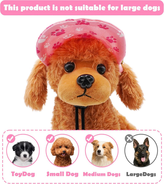 Side profile of Pet Show dog hat showing ear holes