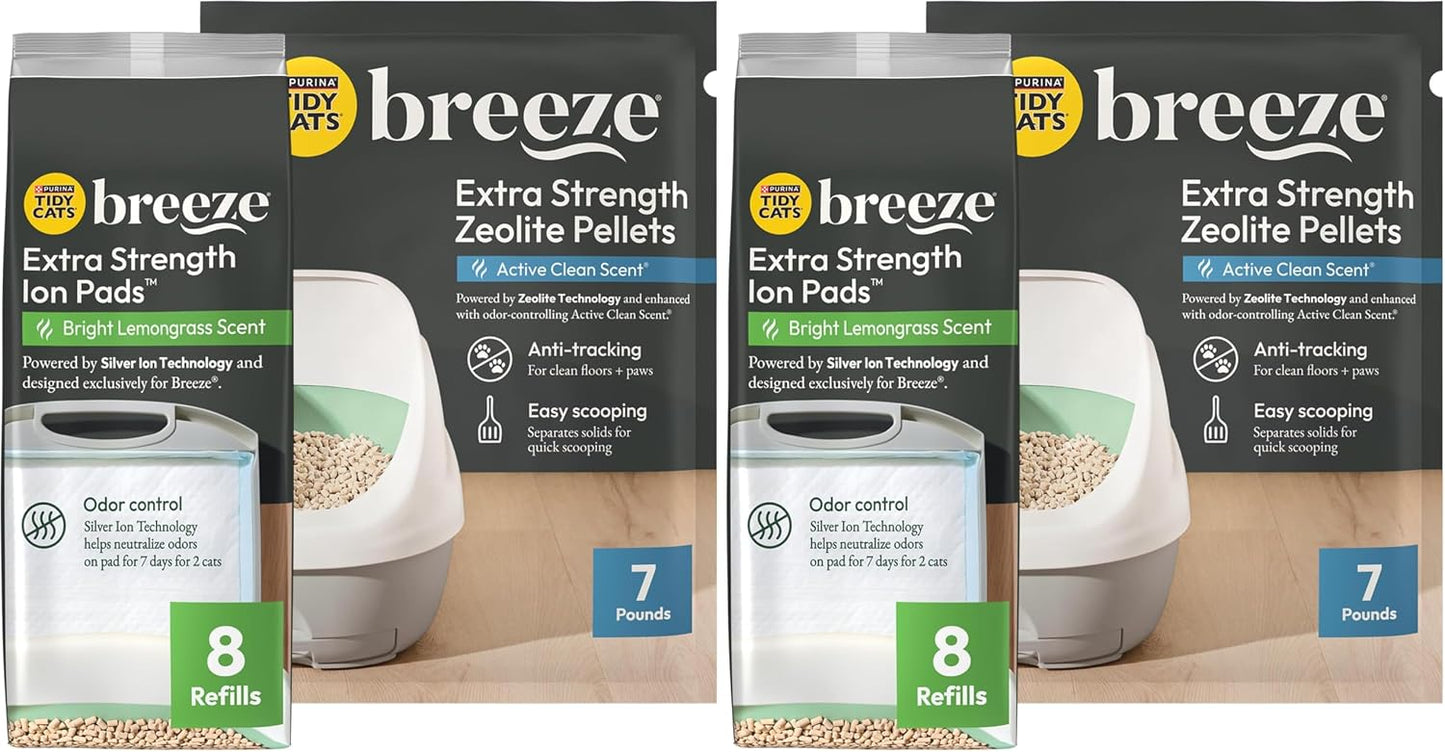 Purina Tidy Cats Breeze Cat Litter Extra Strength Refill Bundle - Image 13