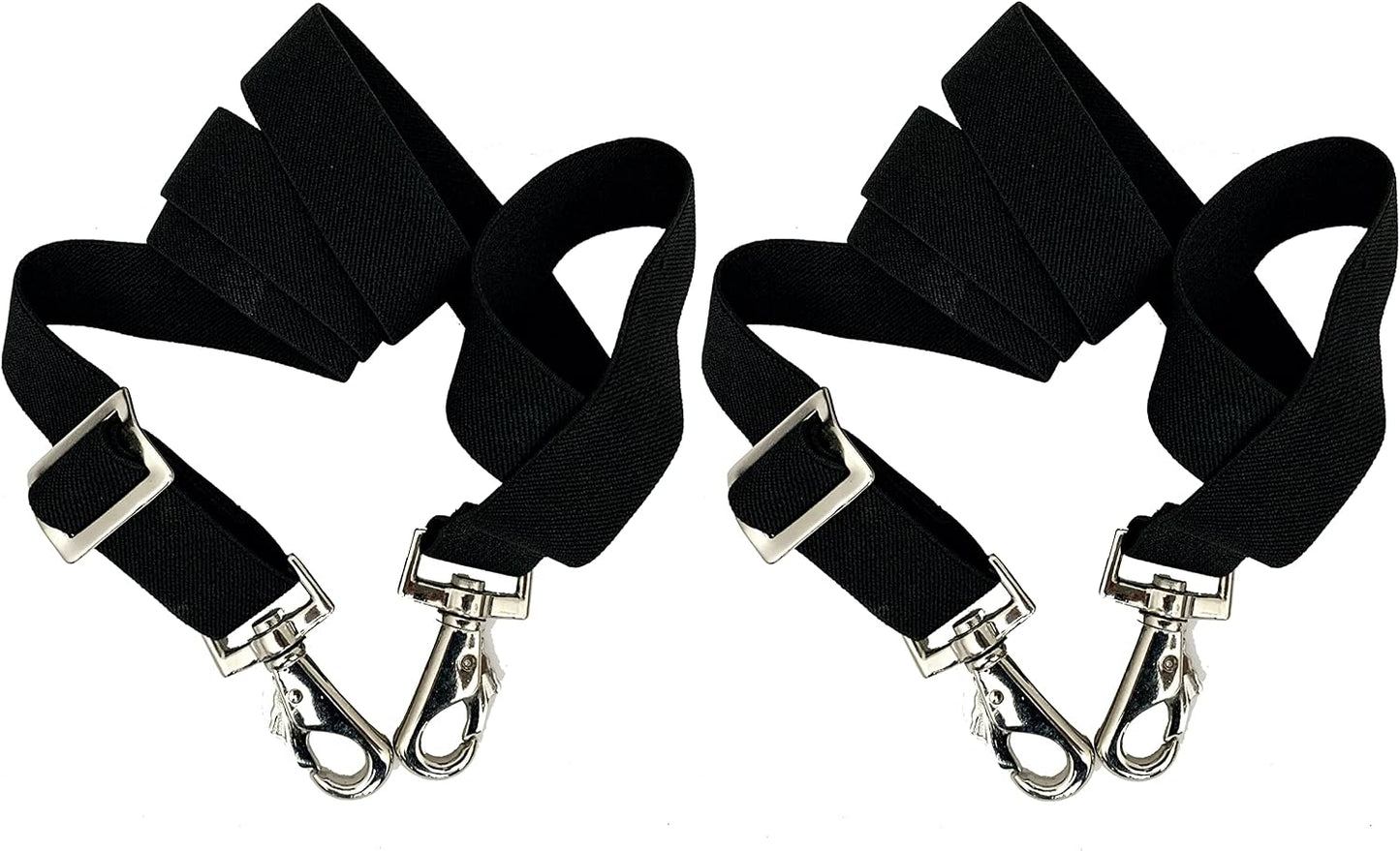 Side angle view of the one inch wide heavy duty elastic material used in the Majestic Ally horse replacement hardware strap.