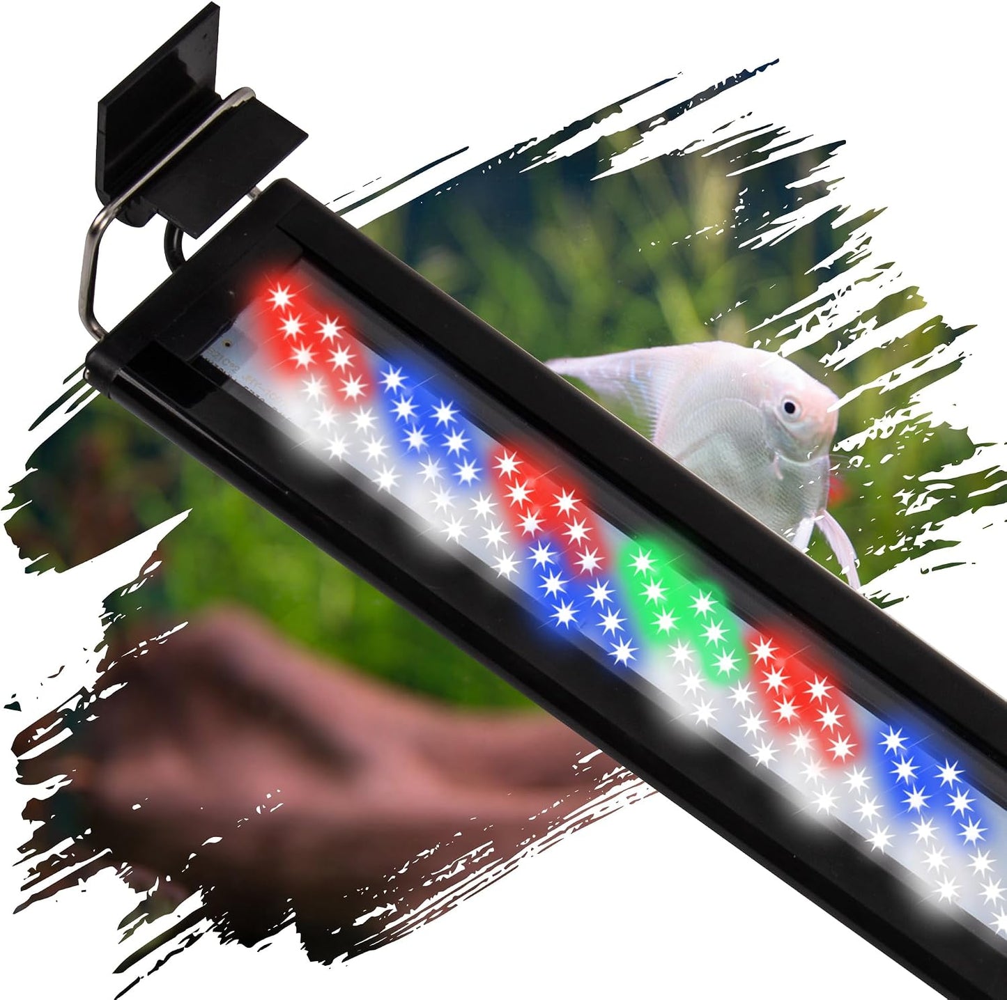 Led Aquarium Light, Full Spectrum Fish Tank Lights, 55/75 Gallon Freshwater Fishtank Hood Lighting for Grow Fish, Plants, Adjustable from 48 to 54 Inch - Image 12