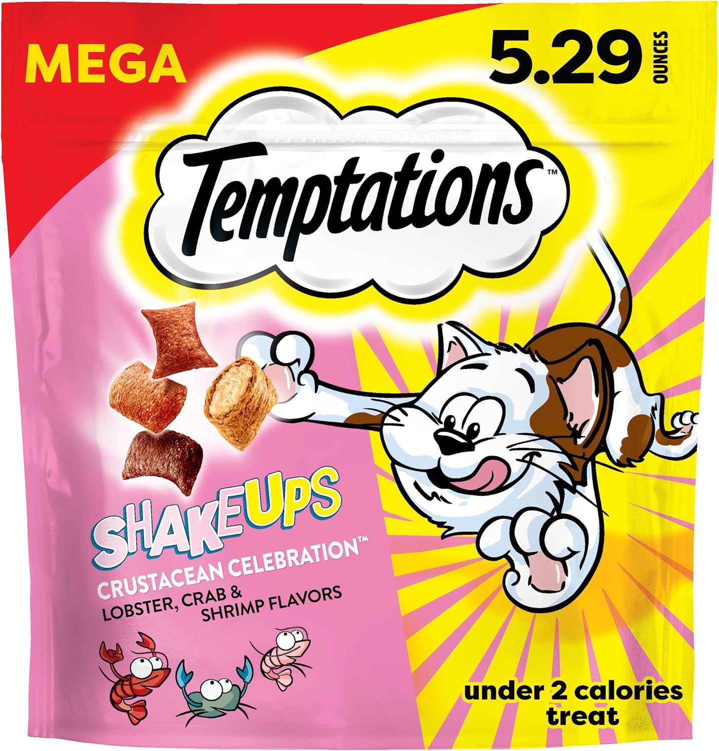 Temptations Cat Treat ShakeUps, Crunchy and Soft Cat Treats, Clucky Carnival, 5.29 oz. Pouch - Image 15