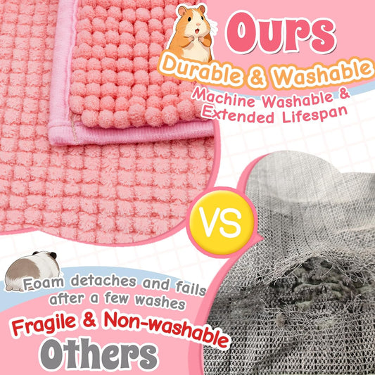 Soft plush texture of Heliospark small animal fleece bedding