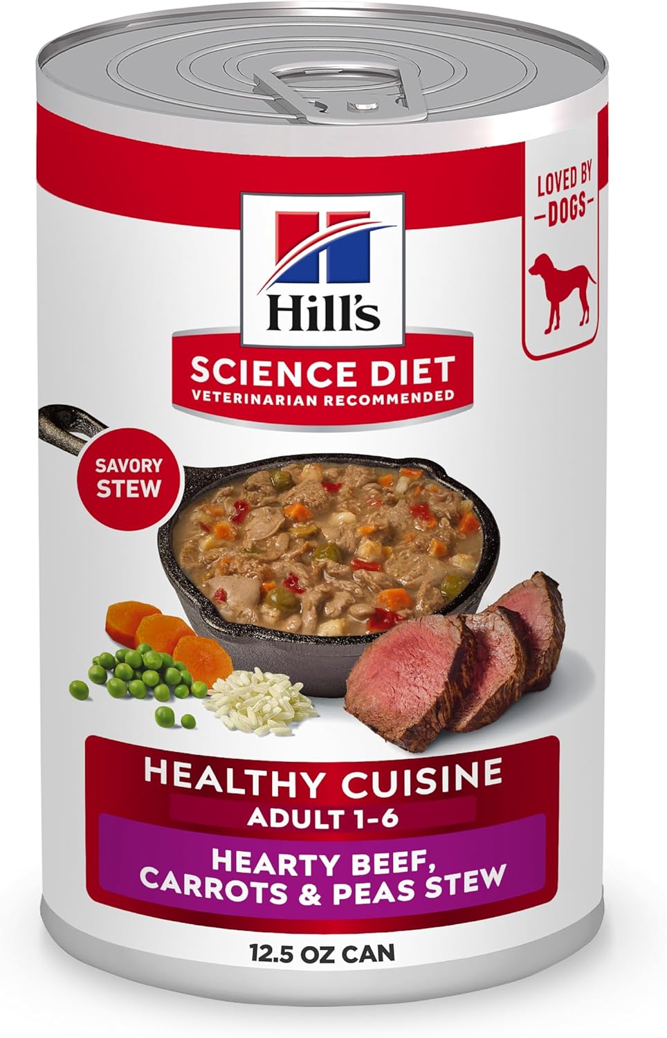 Hill's Science Diet Adult 1-6 Healthy Cuisine Wet Dog Food Variety Pack, Chicken & Beef, 12.5 oz. Cans, 12-Pack - Image 12