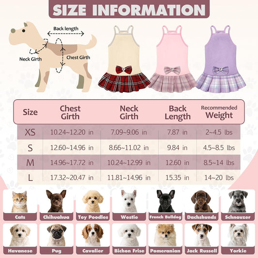 WOYYHO pet clothing sleeveless pullover style with three dimensional bowknot