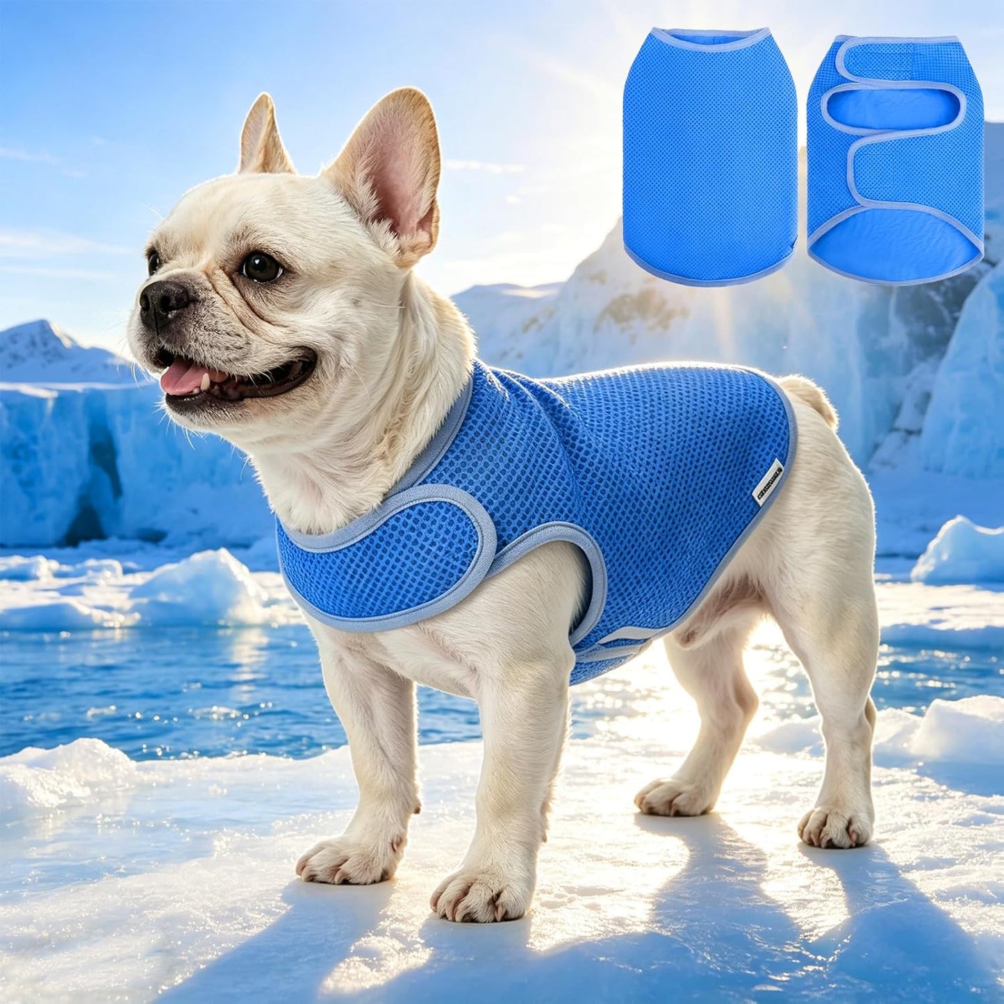 EXPAWLORER Cooling Dog Vest for Small Medium Large Dogs, Adjustable Lightweight Breathable Summer Jacket with UV Protection, Quick Dry Evaporative Vest for Hot Weather Outdoor Walking Hiking, Green M - Image 10