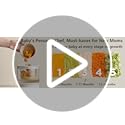 Dorfly imported baby food processor box packaging with included recipe book