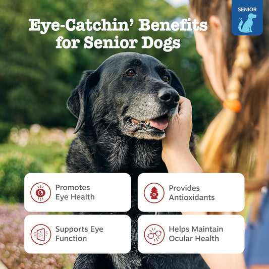 Zesty Paws dog eye care soft chews nutritional facts label