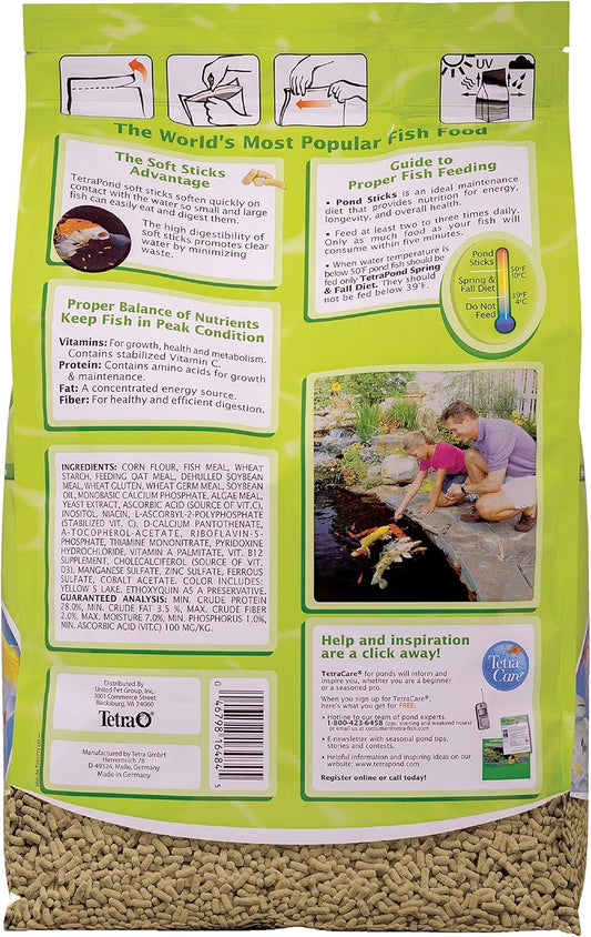 TetraPond 3.70 pound fish food packaging details