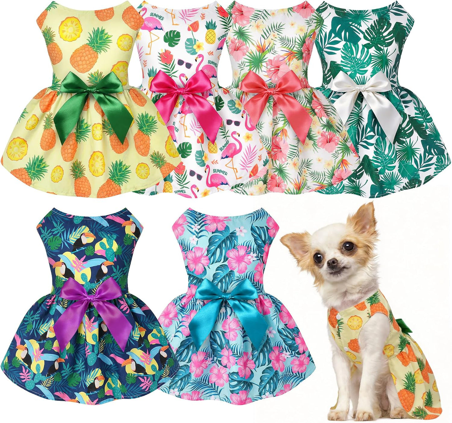 BAOBICUTE comfortable sleeveless cat and dog princess dress collection