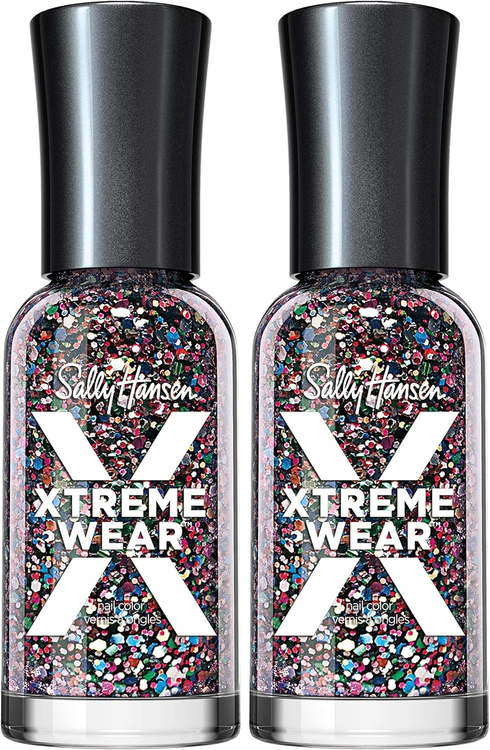 Sally Hansen Xtreme Wear Nail Polish, Streak-Free, Shiny Finish, Long-Lasting Nail Color, Black Out, 0.40 fl oz - Image 15