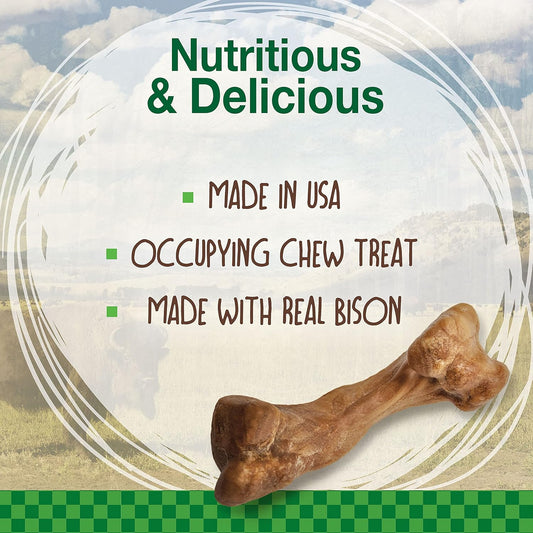 Nylabone long lasting natural dog treats medium size 2 count