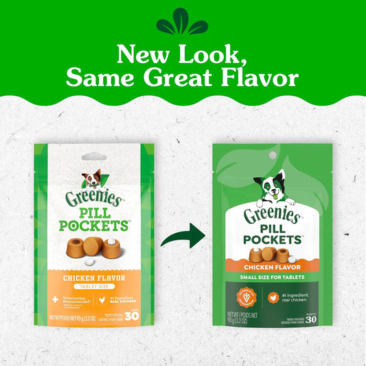 Greenies soft dog treats pouch for hiding medicine tablets