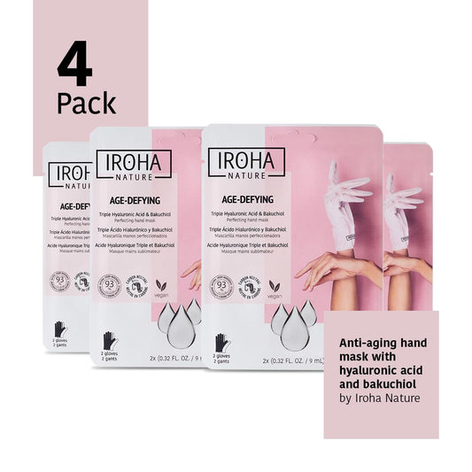 Iroha Nature hand mask pack of four pairs
