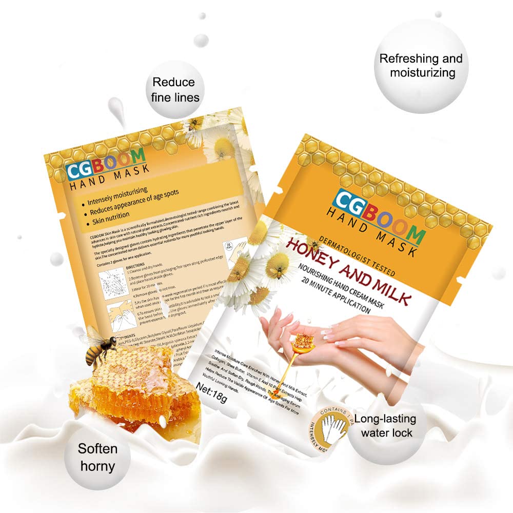 Three pairs of CGBOOM moisturizing hand repair masks