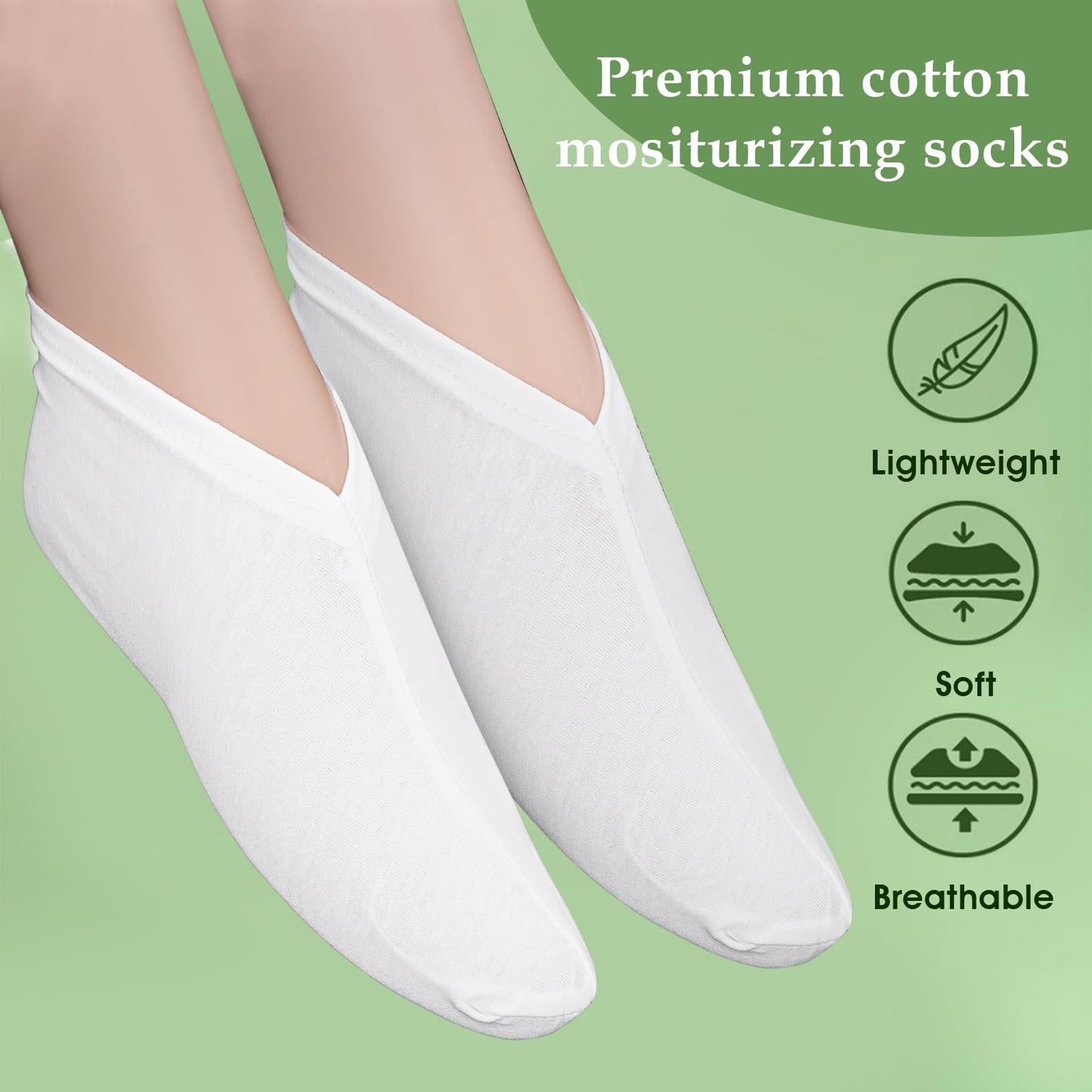 Satinior reusable cotton socks for dry feet maintenance