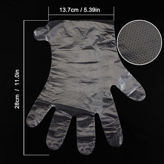 Disposable plastic thermal glove liners applied over wax treated hand for intensive spa therapy