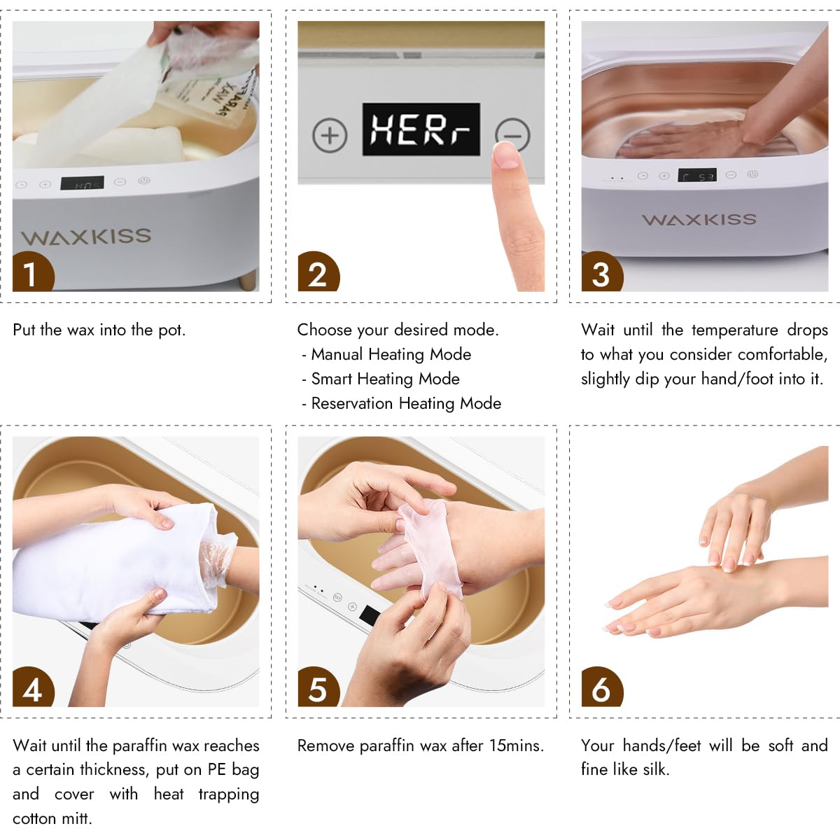 Complete packaging of the imported hand and feet spa kit showing all included treatment accessories.