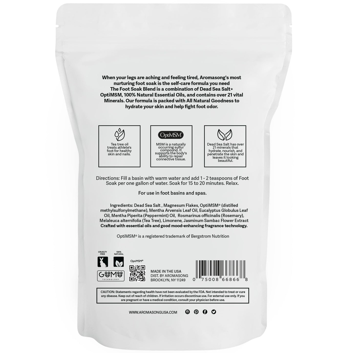 Wellness lifestyle photography of Aromasong foot soak treatment