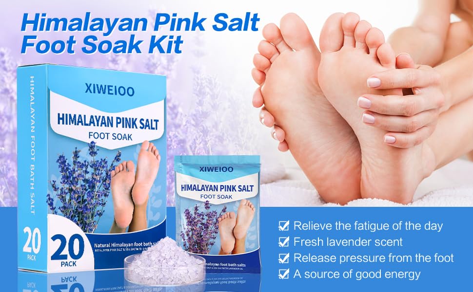 Authentic Xiweioo spa foot soak kit imported for home use